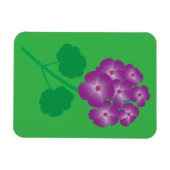Magnet Flexible Fleurs de géranium (Horizontal)
