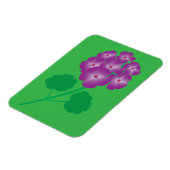 Magnet Flexible Fleurs de géranium (Côté Gauche)