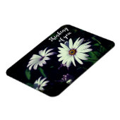 Magnet Flexible Fleurs de Jardin Blanc Penser à vous (Côté Gauche)