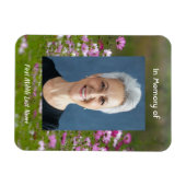 Magnet Flexible Fleurs de jardin Cosmos Mémorial Souvenir (Horizontal)