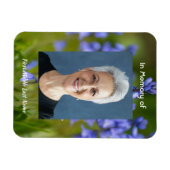 Magnet Flexible Fleurs de jardin de jacinthes commémoratives (Horizontal)
