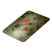 Magnet Flexible Fleurs de passion et colibris par Martin J Heade (Côté Gauche)