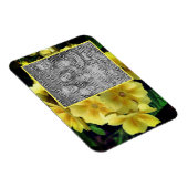 Magnet Flexible Fleurs de Primrose Jaune Créez votre propre photo (Côté Droit)