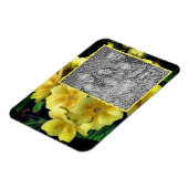 Magnet Flexible Fleurs de Primrose Jaune Créez votre propre photo (Côté Gauche)