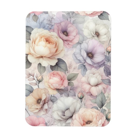Magnet Flexible Fleurs de rose élégantes (Vertical)