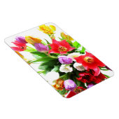 Magnet Flexible Fleurs de tulipes romantiques de printemps (Côté Droit)