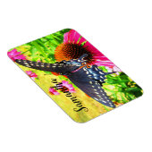 Magnet Flexible Fleurs d'échinacées roses à queue noire (Côté Droit)