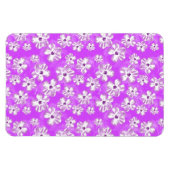 Magnet Flexible Fleurs d'Hibiscus pourpres (Horizontal)
