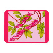 Magnet Flexible fleurs du coeur saignant (Horizontal)
