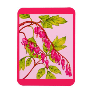 Magnet Flexible fleurs du coeur saignant