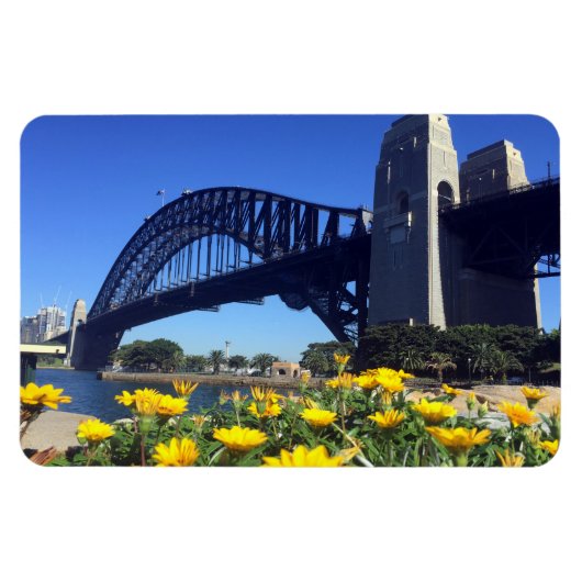 Magnet Flexible fleurs du pont de sydney (Horizontal)