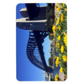 Magnet Flexible fleurs du pont de sydney (Vertical)