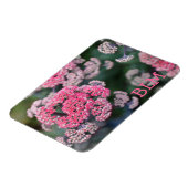 Magnet Flexible Fleurs en pierre papillon rose et blanc (Côté Gauche)