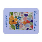 Magnet Flexible Fleurs et ballons Flexibles (Horizontal)