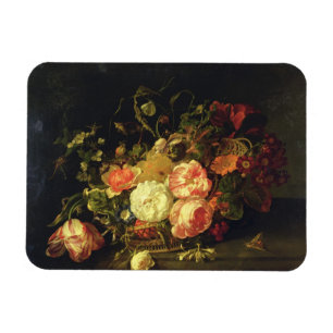 Magnet Flexible Fleurs et insectes, 1711 (huile sur le panneau)