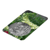 Magnet Flexible Fleurs Foxglove Blanches Crémeuses Ajoutez Votre P (Côté Gauche)