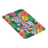 Magnet Flexible Fleurs Hawaii Travel (Côté Droit)