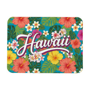 Magnet Flexible Fleurs Hawaii Travel