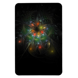Magnet Flexible Fleurs imaginaires fractales douces et tendres