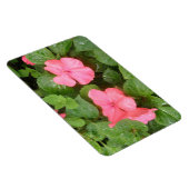 Magnet Flexible Fleurs Impatiens Rose Aimant Premium (Côté Droit)