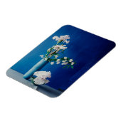 Magnet Flexible Fleurs | Iris blancs dans le Vase (Côté Gauche)