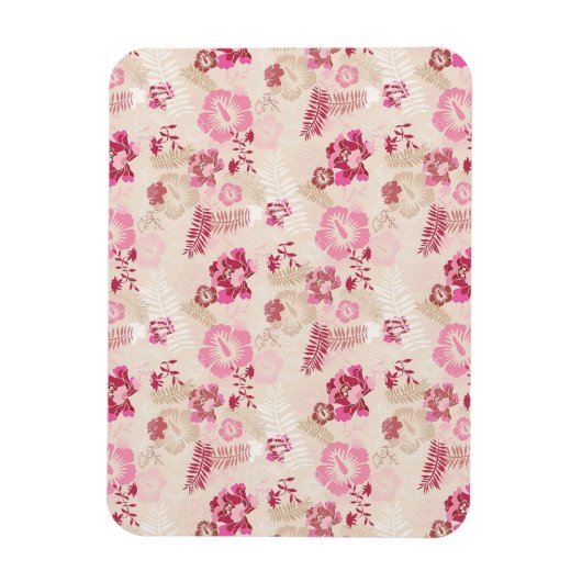 Magnet Flexible Fleurs modernes roses mignonnes motif Haut basket (Vertical)