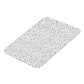 Magnet Flexible Fleurs Noir et Blanc à Points | Botanique Sans Cou (Côté Gauche)