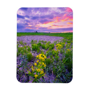 Magnet Flexible Fleurs North Dakota Red River Valley