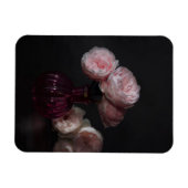 Magnet Flexible Fleurs | Pale Pink Peonies dans Vase (Horizontal)