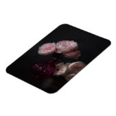 Magnet Flexible Fleurs | Pale Pink Peonies dans Vase (Côté Gauche)
