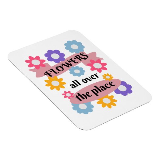 Magnet Flexible Fleurs partout (Côté Droit)