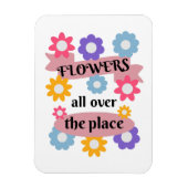 Magnet Flexible Fleurs partout (Vertical)