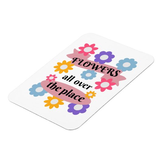 Magnet Flexible Fleurs partout (Côté Gauche)
