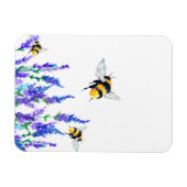 Magnet Flexible Fleurs printanières et Abeilles aimant volant (Horizontal)