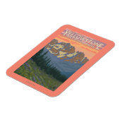 Magnet Flexible Fleurs printanières - Parc national de Yellowstone (Côté Gauche)