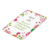 Magnet Flexible Fleurs religieuses du 60e anniversaire du Mariage (Côté Gauche)