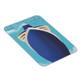 Magnet Flexible Fleurs Rétro 1960 (Côté Droit)