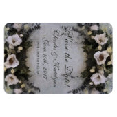 Magnet Flexible Fleurs romantiques | Enregistrer La Date | (Horizontal)