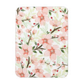 Magnet Flexible Fleurs roses (Vertical)