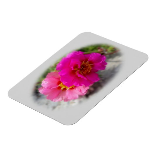 Magnet Flexible Fleurs roses au soleil (Côté Gauche)