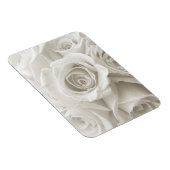 Magnet Flexible Fleurs | Roses blanches (Côté Droit)
