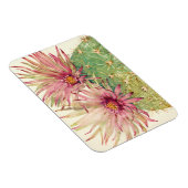 Magnet Flexible Fleurs roses de cactus (Côté Droit)