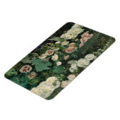 Magnet Flexible Fleurs Roses Hollyhock (Côté Gauche)