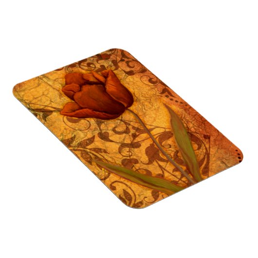 Magnet Flexible Fleurs rouges II (Côté Droit)