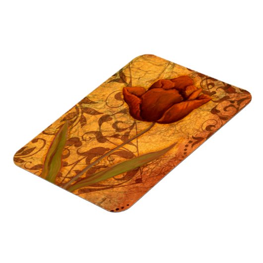 Magnet Flexible Fleurs rouges II (Côté Gauche)