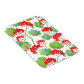 Magnet Flexible Fleurs rouges (Pelargonium) (Côté Droit)