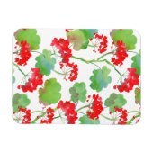 Magnet Flexible Fleurs rouges (Pelargonium) (Horizontal)