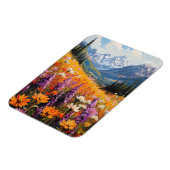 Magnet Flexible Fleurs sauvages pittoresques et beaux-arts de la m (Côté Gauche)