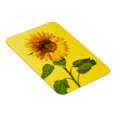 Magnet Flexible Fleurs | Tournesol jaune (Côté Droit)
