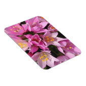 Magnet Flexible Fleurs tropicales roses et jaunes (Côté Droit)